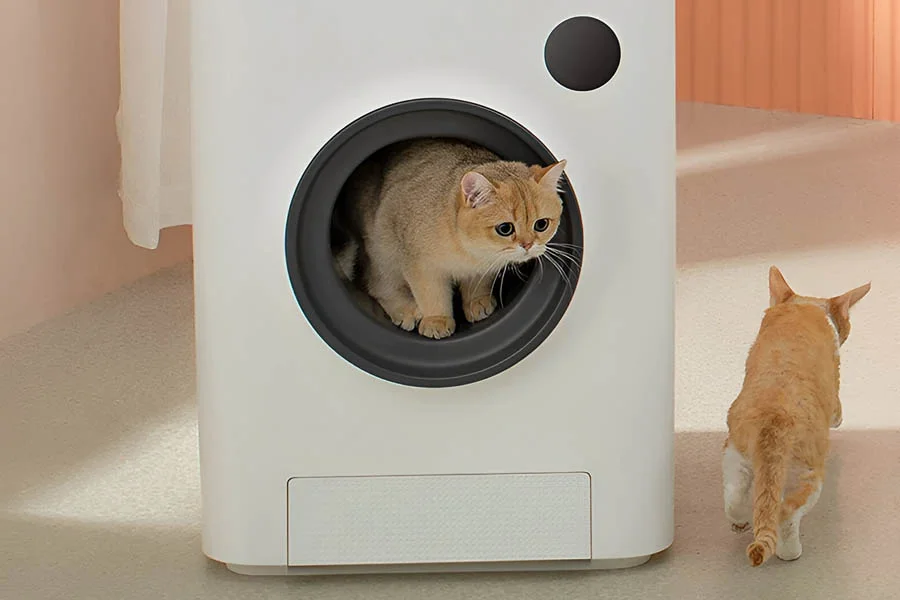 large self cleaning litter box