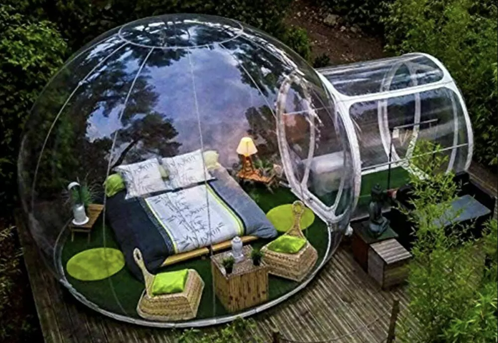 diy inflatable bubble tent