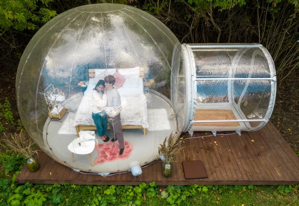 transparent igloo tent