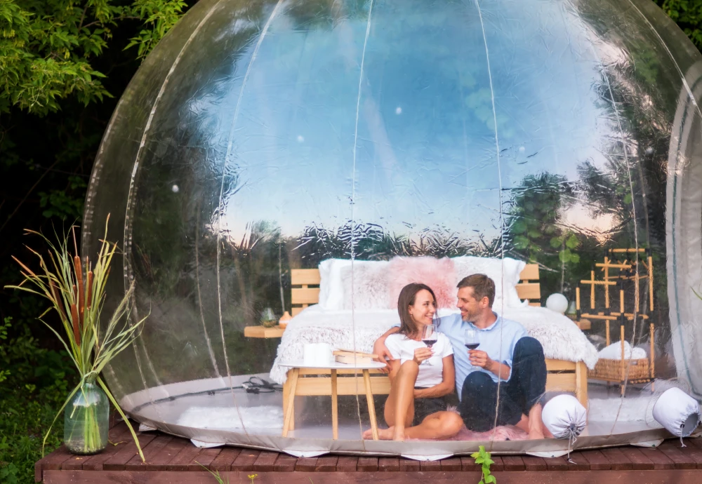 outdoor clear bubble tent